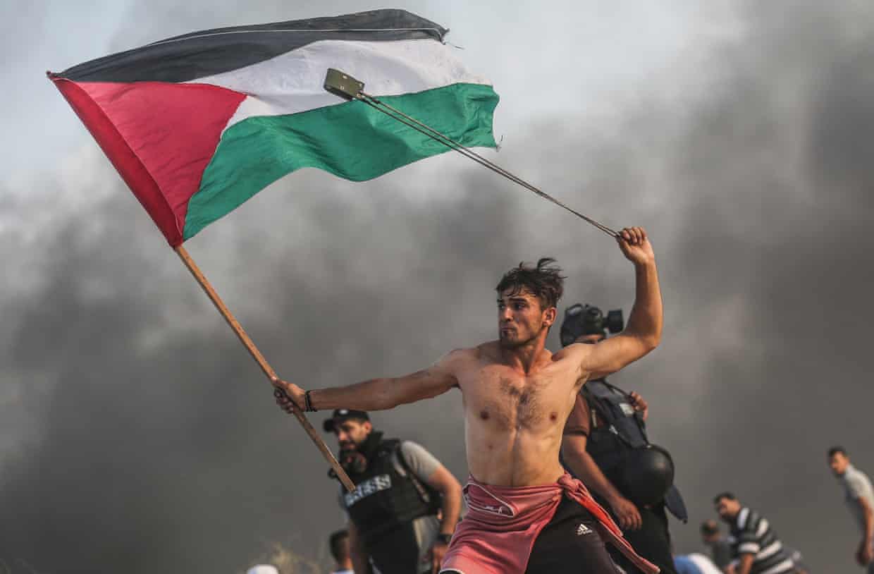 Gaza · 2018 — Demonstrating against the blockade