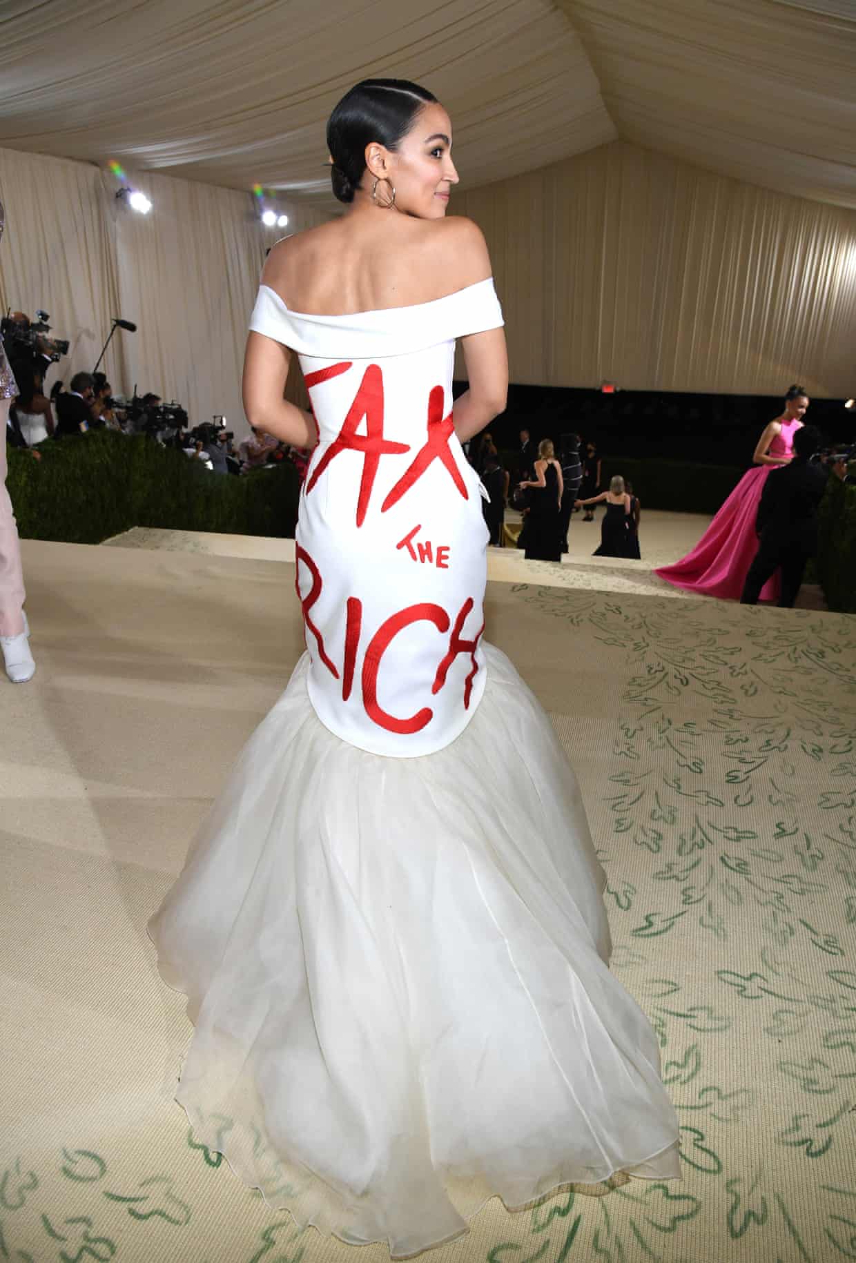 New York, US · 2021 — A dress calls for fairer taxes