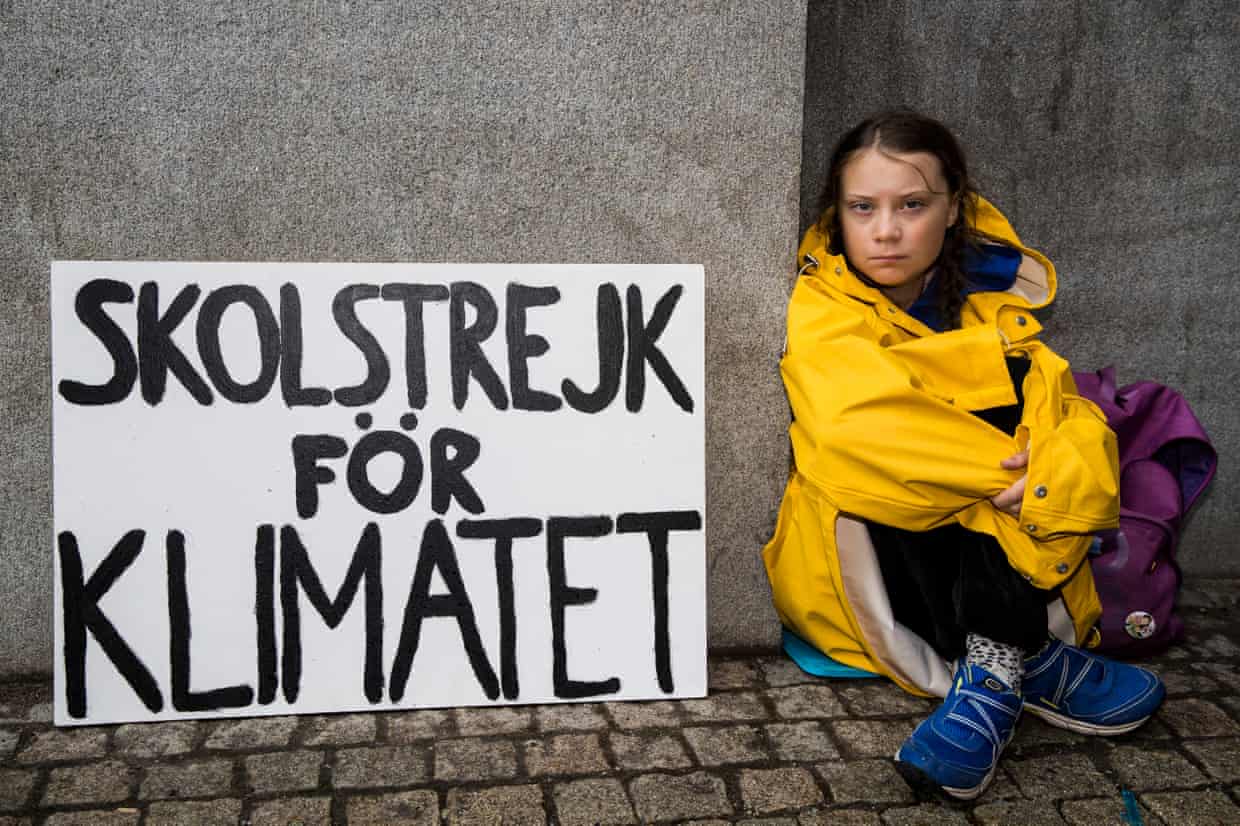 Stockholm, Sweden · 2018 — Greta Thunberg’s climate strike